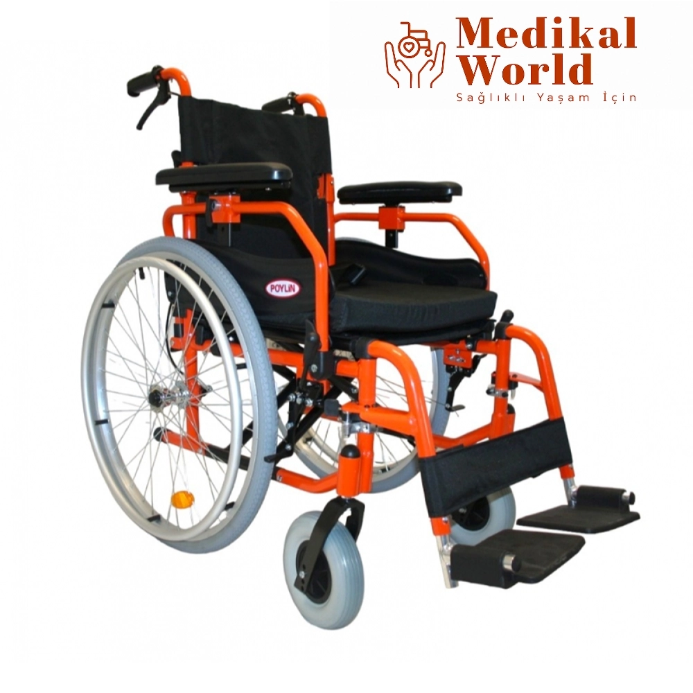 Poylin P967 Hafif Alüminyum Tekerlekli Sandalye